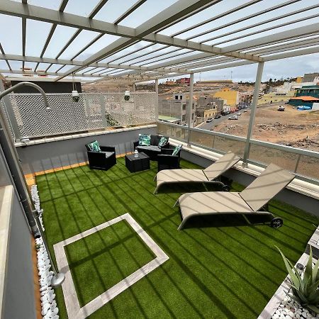 Atico "Turquesa Beach" Con Piscina, Terraza Y Barbacoa Sardina Екстер'єр фото