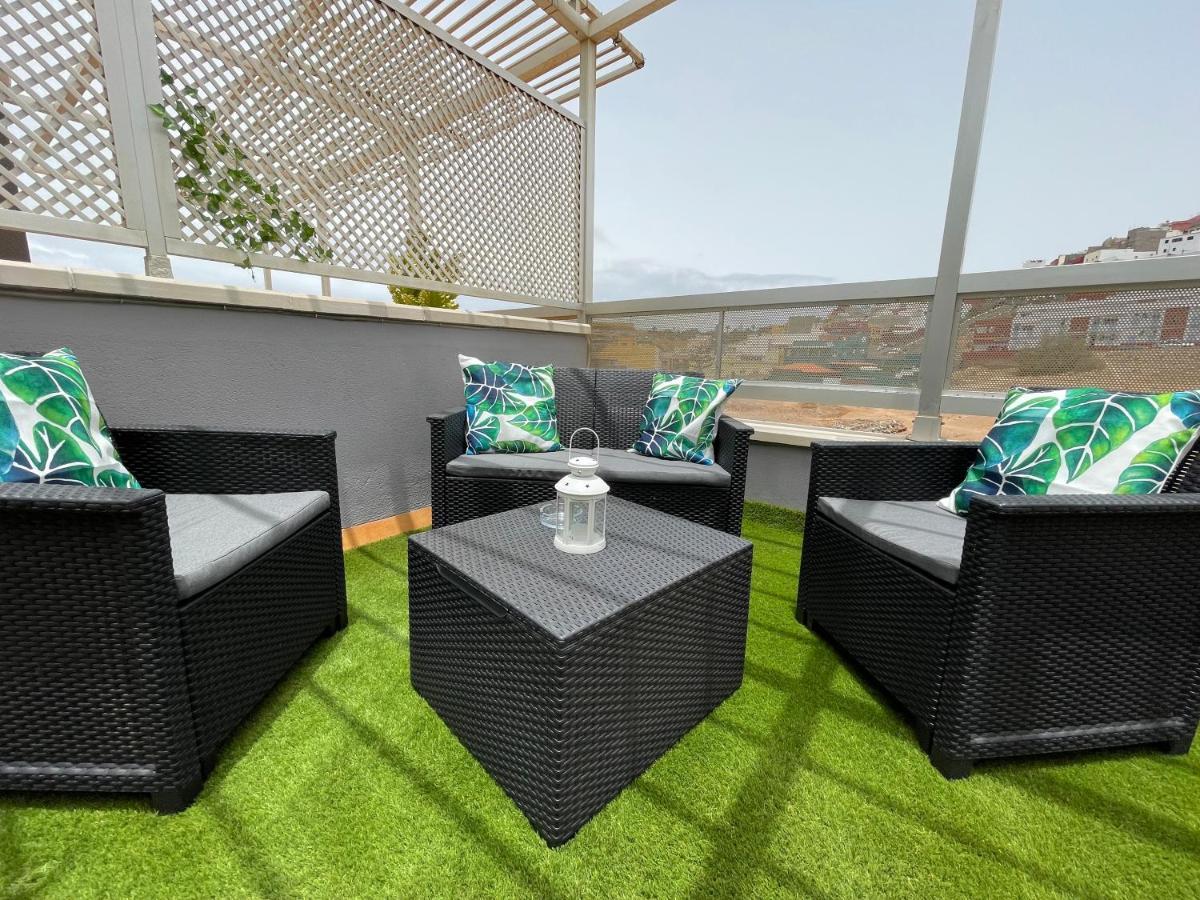Atico "Turquesa Beach" Con Piscina, Terraza Y Barbacoa Sardina Екстер'єр фото
